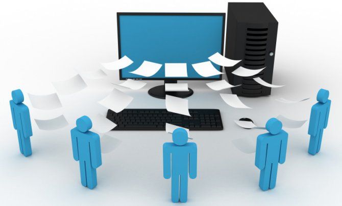 information-intensive environment document management 
