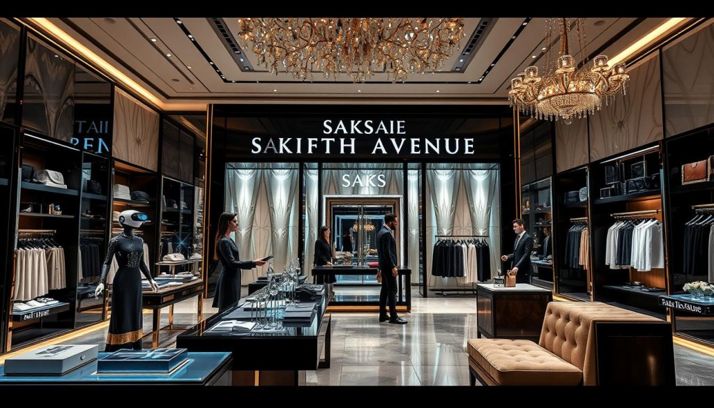 Saks Fifth Avenue AI service agents luxury retail customer experience