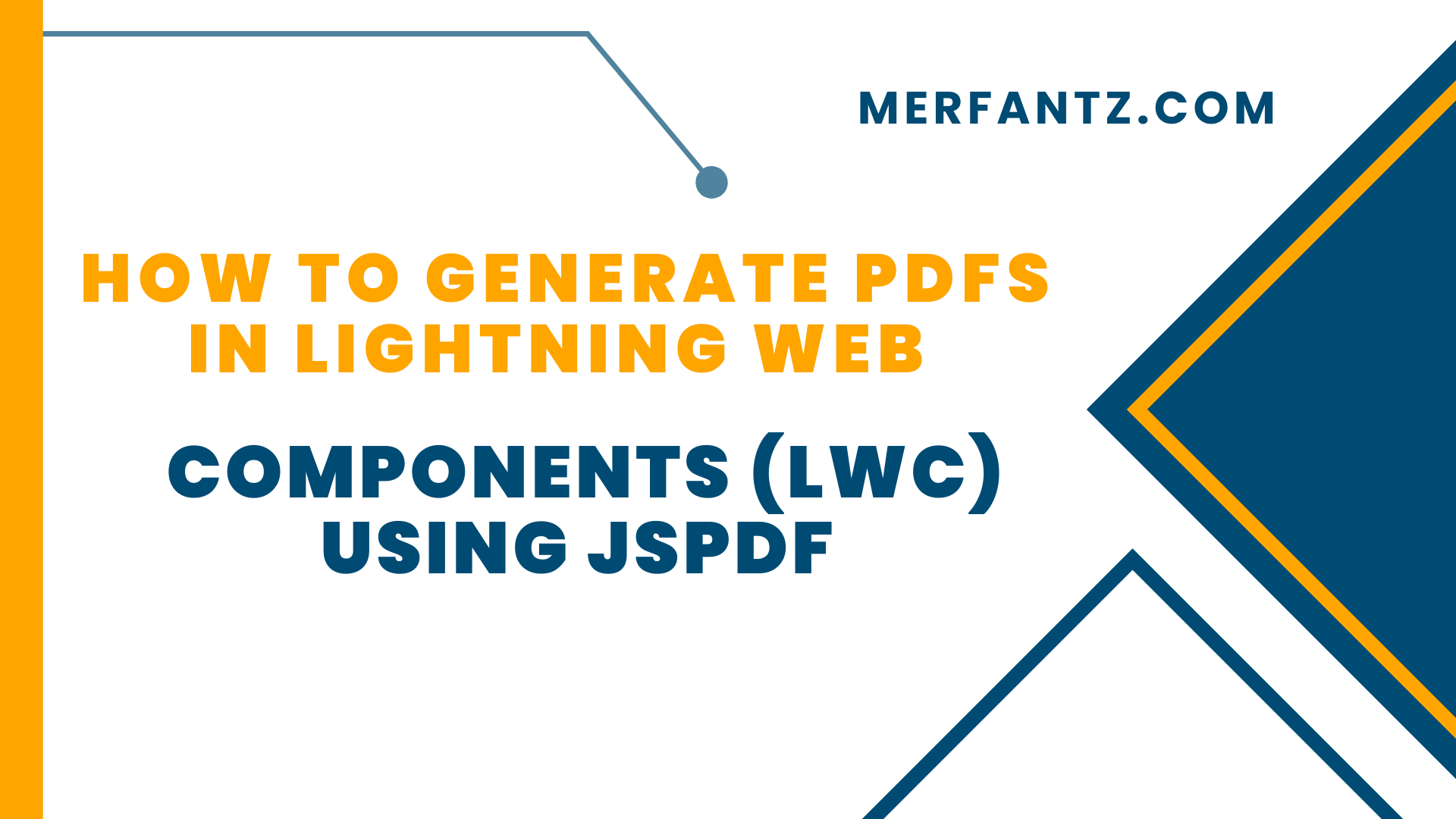 Learn how to generate PDFs in Lightning Web Components (LWC) using jsPDF to create and download dynamic reports.